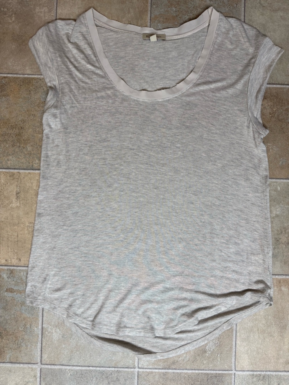 Anthropologie- Bordeaux Taupe  Lightweight sleeveless top Women’s Size Small